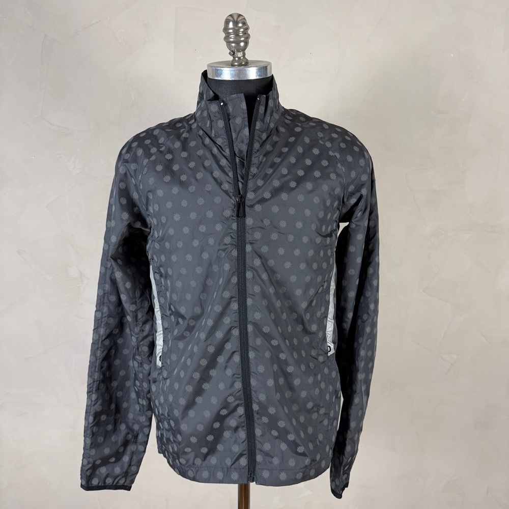 PS Paul Smith Black Polka Dot Windbreaker Jacket